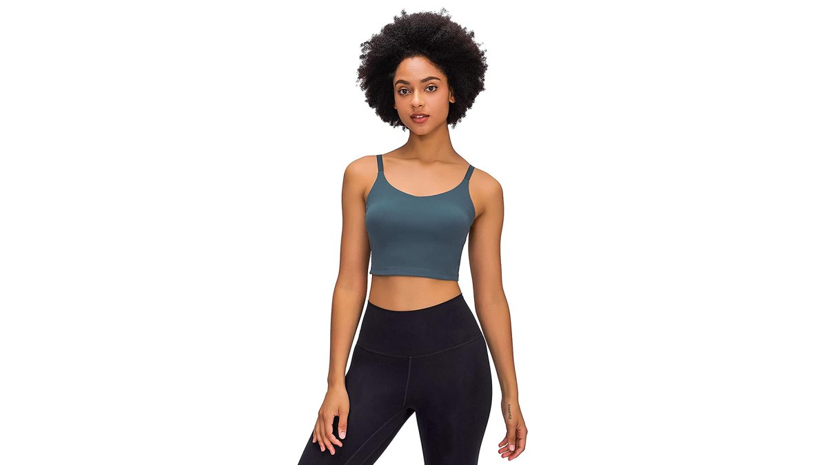Lavento Longline Cami Crop Yoga Tank Top