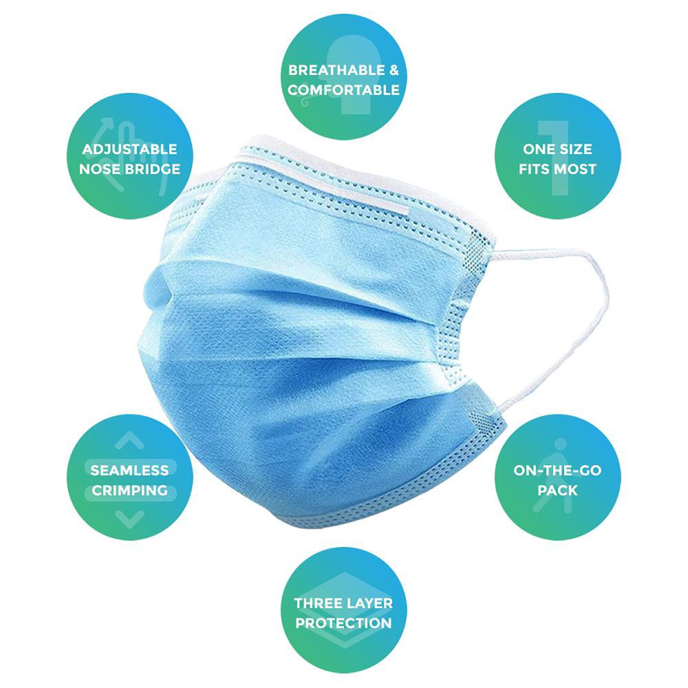 3-Ply Face Mask (10-Pack