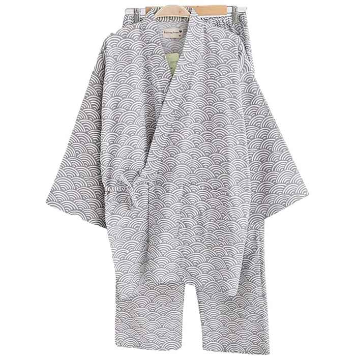 LONTG Lightweight Cotton Kimono Sleepwear