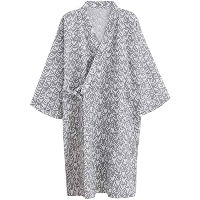LONTG Lightweight Cotton Kimono Sleepwear