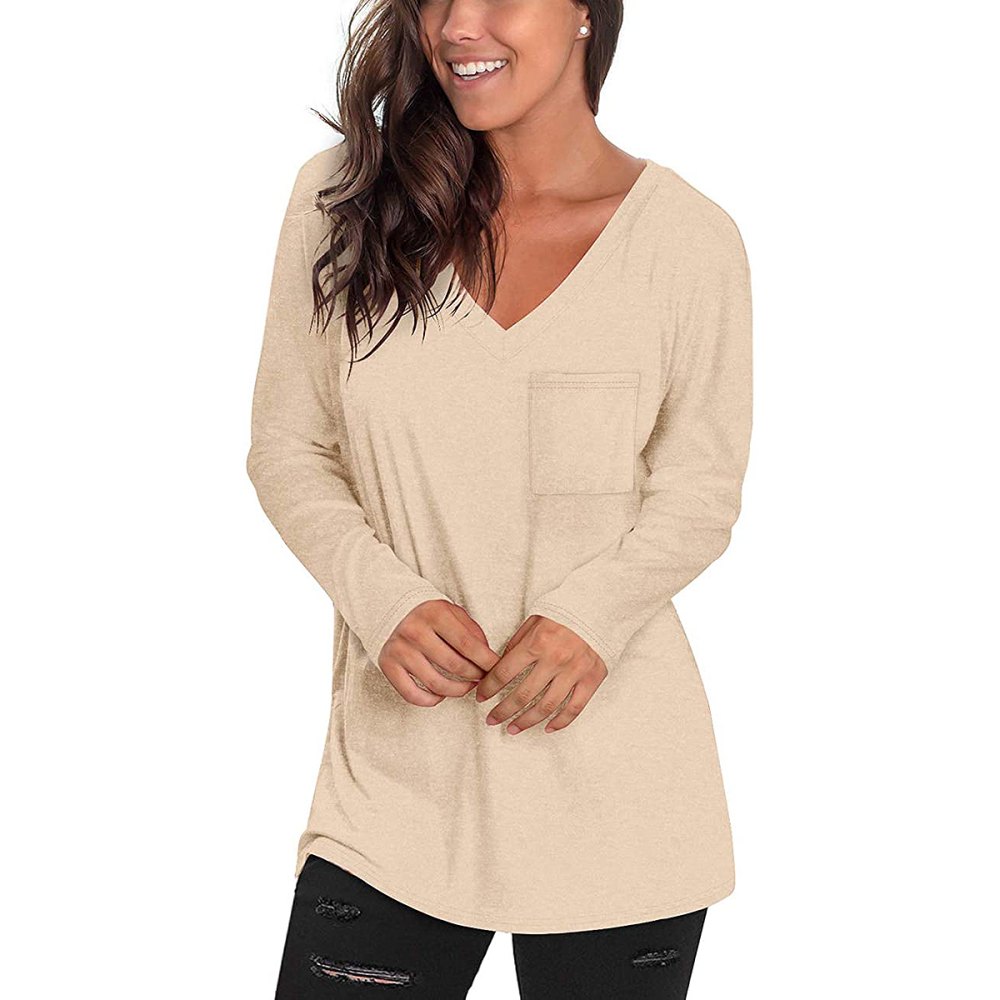 NSQTBA Long Sleeve Tee with Pocket
