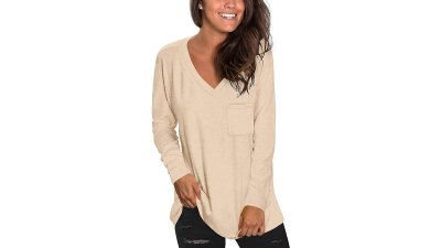 NSQTBA Long Sleeve Tee with Pocket