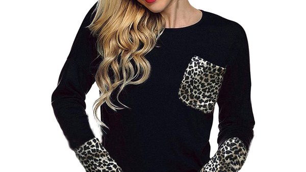 POGTMM Long-Sleeve Patchwork Top