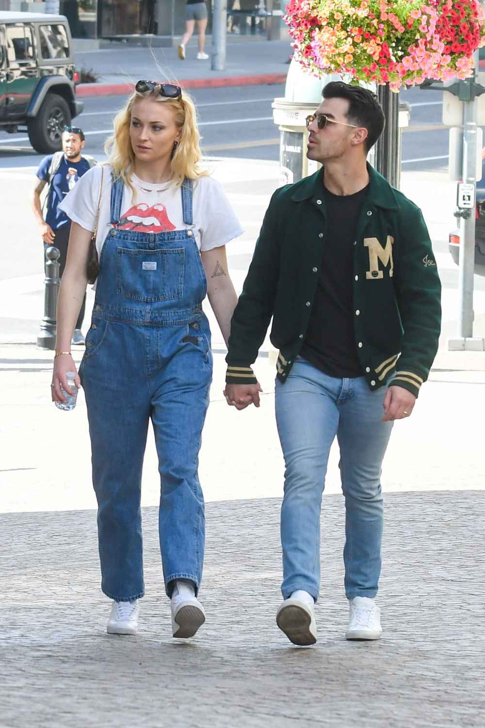 Sophie Turner and Joe Jonas Walk With Willa in Pairs