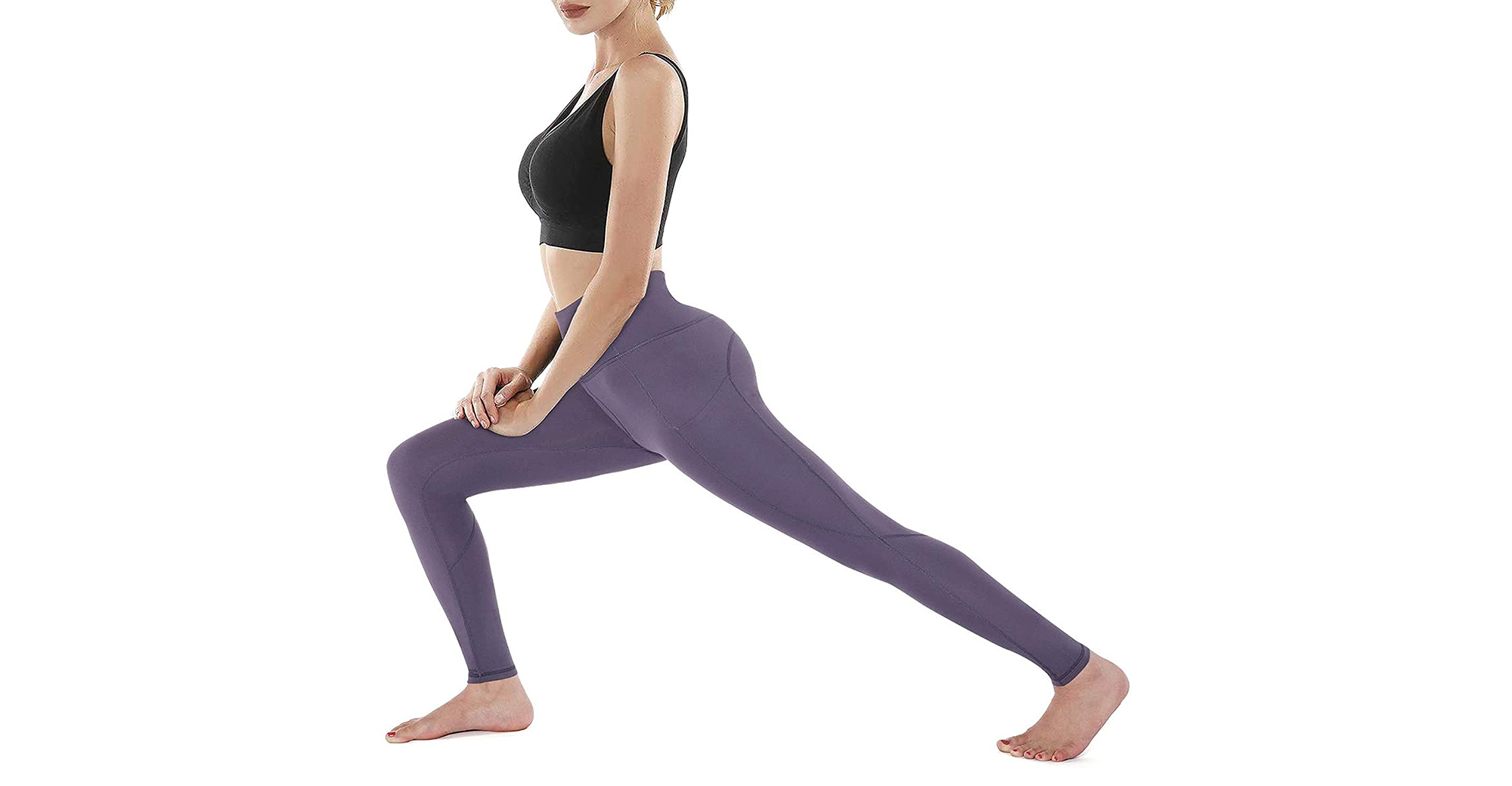 JGS1996 Yoga Pants for Women High Waist TIK tok Butt Lift Leggings with  Pockets Tummy Control Workout Sport Tights