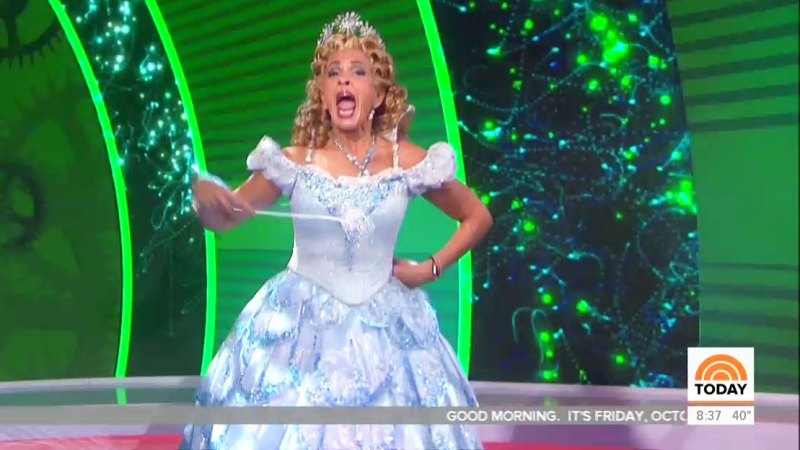 Hoda Kotb as Glinda From Wicked Today Show Cohosts Reopen Broadway for a Morning With Theatrical Halloween Costumes