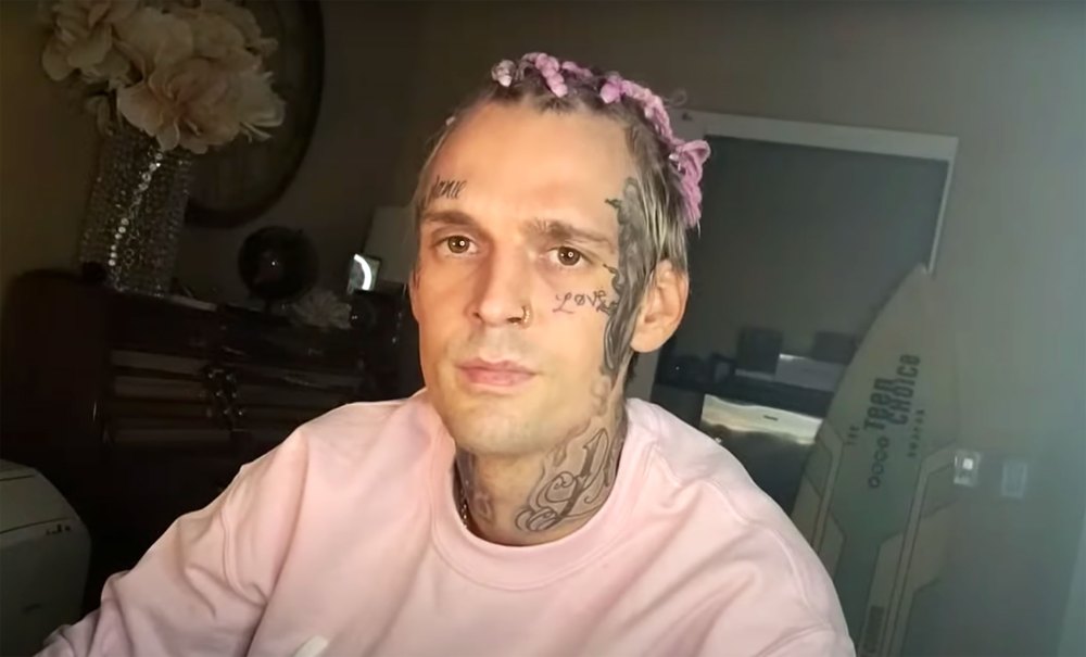 Aaron Carter Dyes His Braids Pink for Breast Cancer Awareness Month