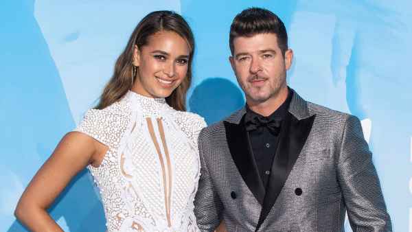 April Love Geary Gives Birth to 3rd Child With Robin Thicke His 4th