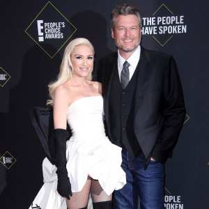 Blake Shelton Wants to Marry Gwen Stefani Very Soon After Engagement White Dress Black Boots Blue Jeans