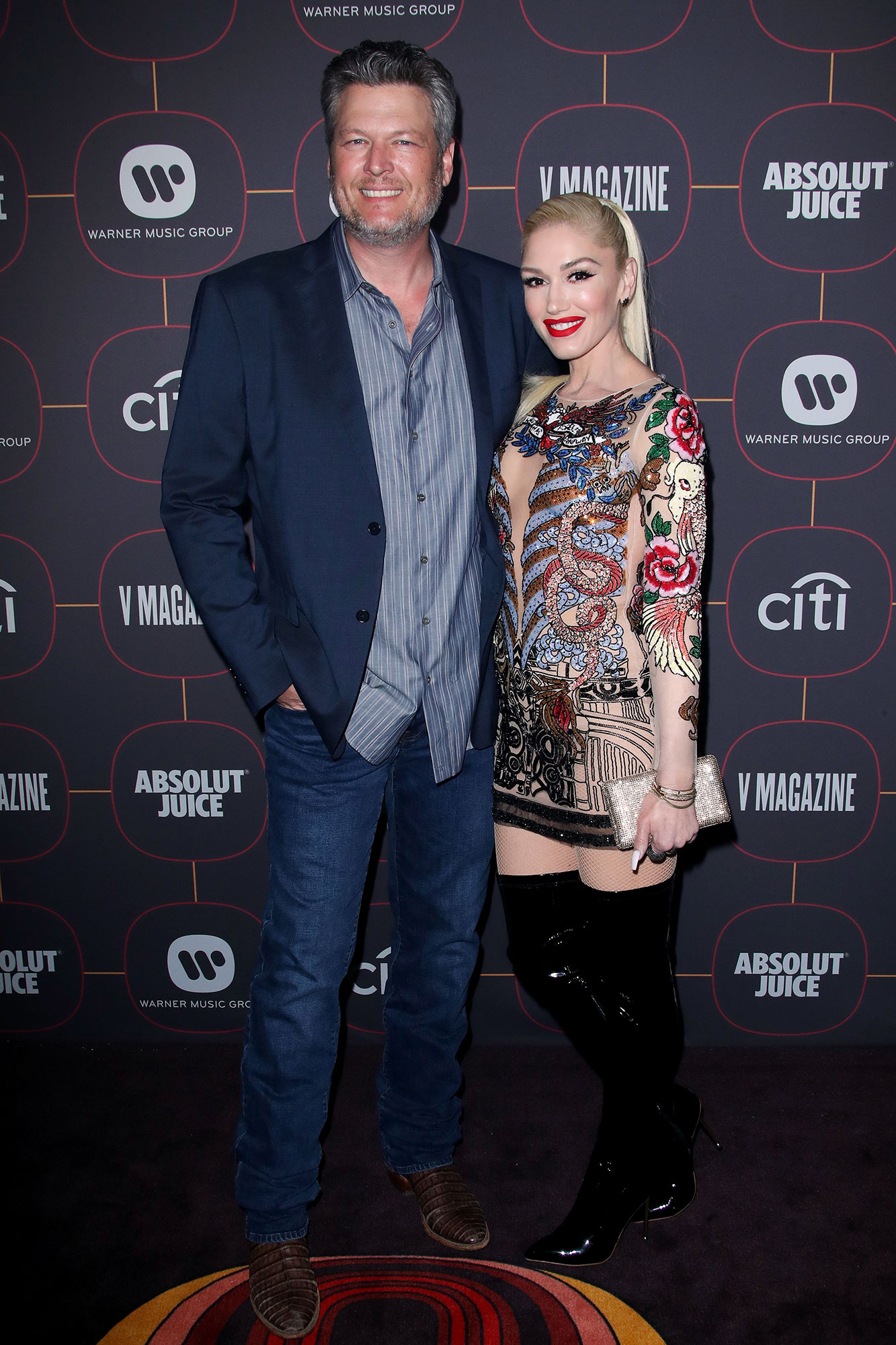 Blake Shelton and Gwen Stefani Celebrate the CMT Awards 2020 Together