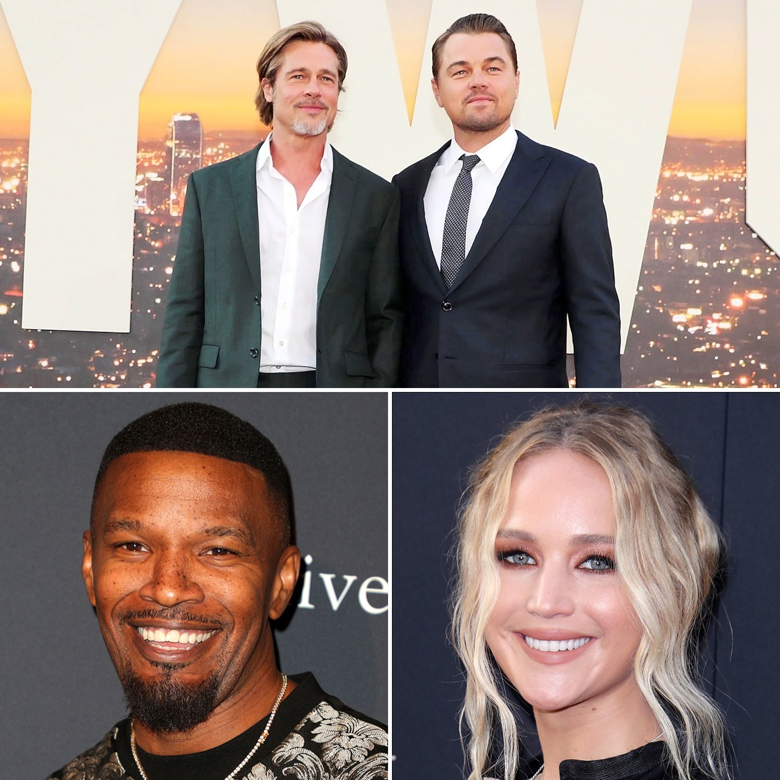 Celebrity Heroes Leonardo DiCaprio Brad Pitt More Stars Who Saved Lives Jamie Foxx Jennifer Lawrence