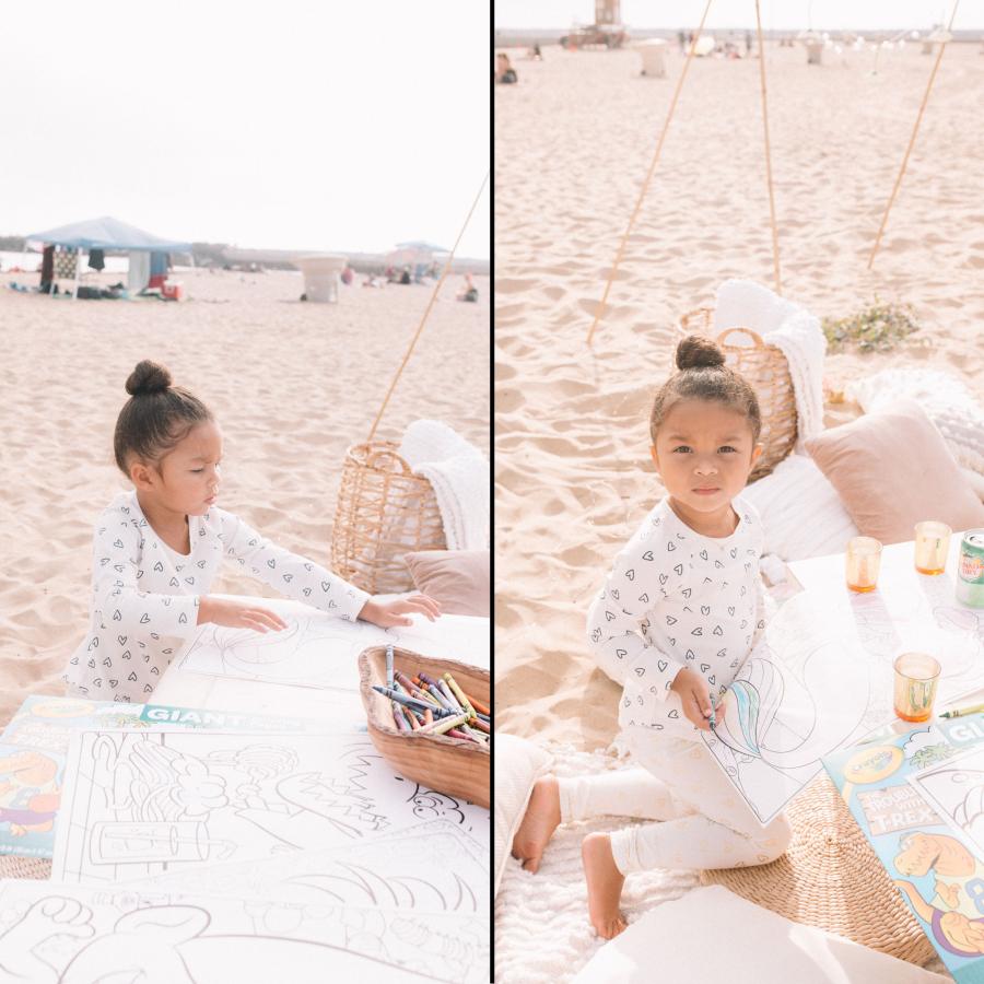 Cheyenne Floyd Ryder Teen Mom OG Drawing on The Beach
