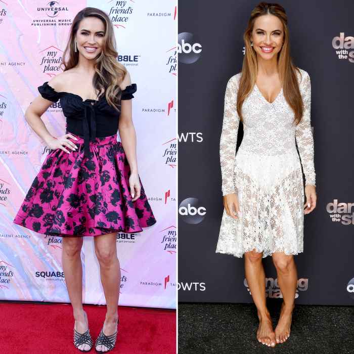 Chrishell Stause DWTS Body Transformation Side by Side