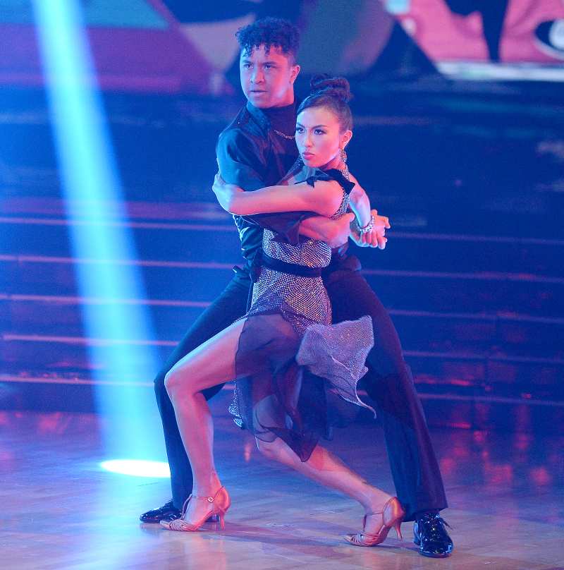 Jeannie Mai and Brandon Armstrong DWTS Recap October 12