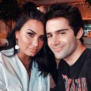 Demi Lovato Attends Halloween Event With Pal, Max Ehrich Posts Tearful Selfie