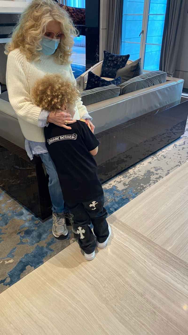 Drake Celebrates Son Adonis 3rd Birthday Sophie Brussaux Grandma Boy