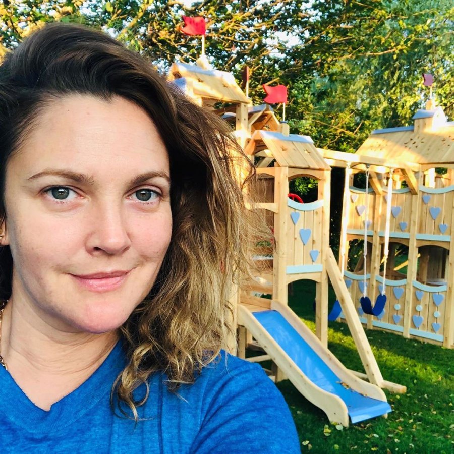 Drew Barrymore Celebrity Parents Show Off Their Kids Epic Playhouses