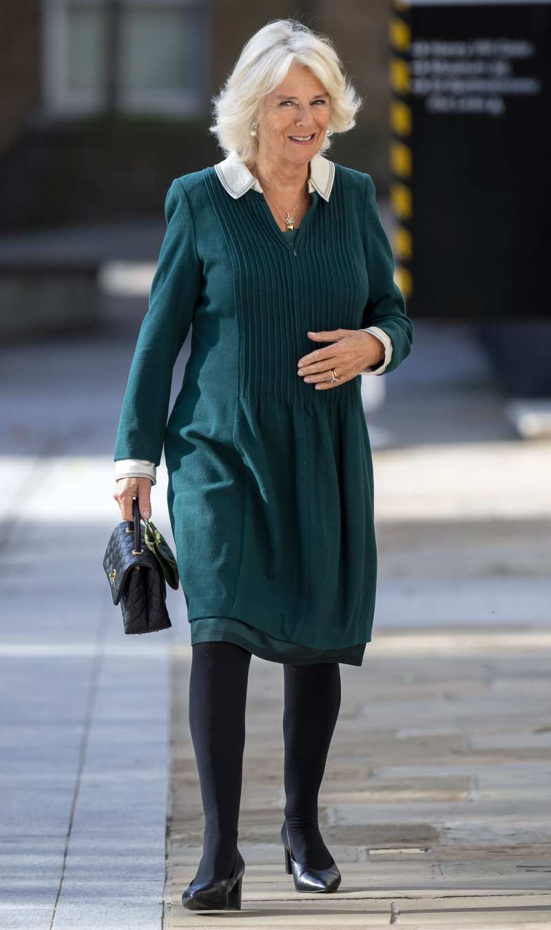 Duchess Camilla's Collared Dress Is the Perfect Fall Hue