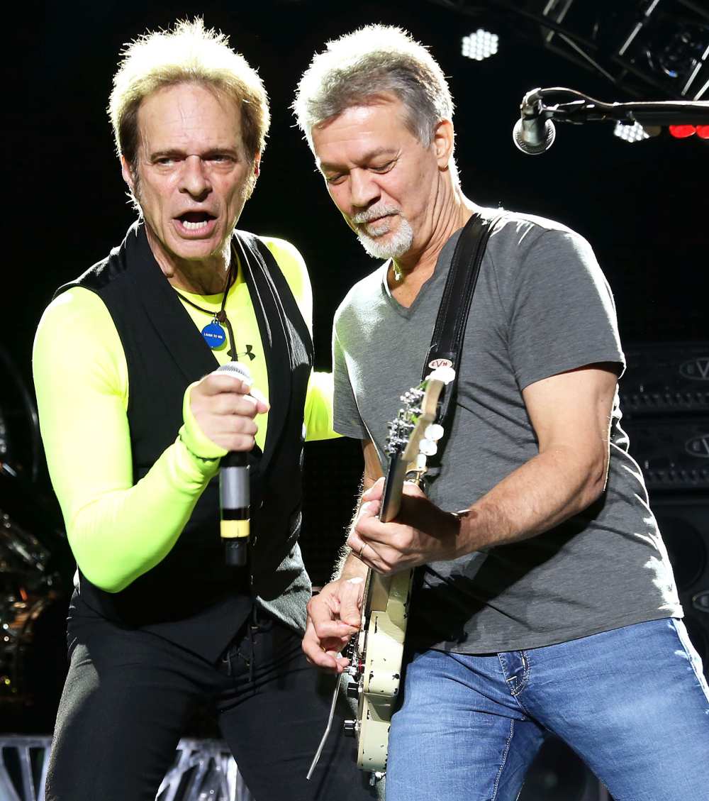 David Lee Roth and Eddie Van Halen Performing in 2015 Eddie Van Halen Dead