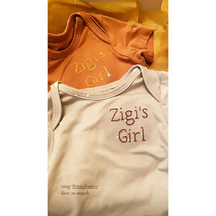 Gigi Hadid Reveals Sweet Gift Tan France Gave Her and Zayn Malik Baby Girl