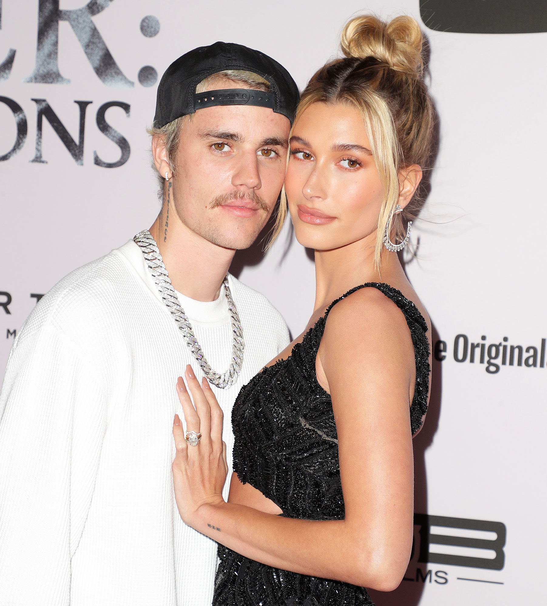 Justin Bieber and Hailey Bieber at Justin Bieber Seasons TV show premiere Hailey Baldwin Debuts Two New Tattoos and One Is for Justin