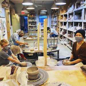 Hilary Duff Bonds With Son Luca, 8, During Pottery-Making ‘Date Night’: Pics