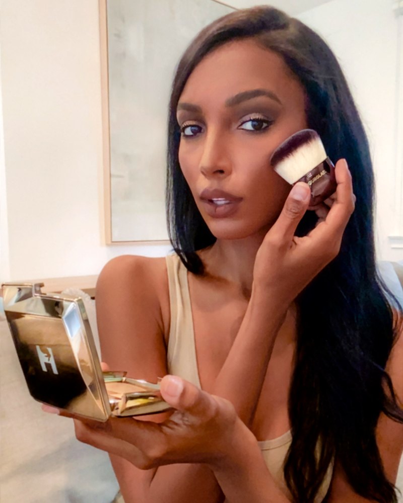 Jasmine Tookes Shot the Most Adorable Makeup Campaign From Home