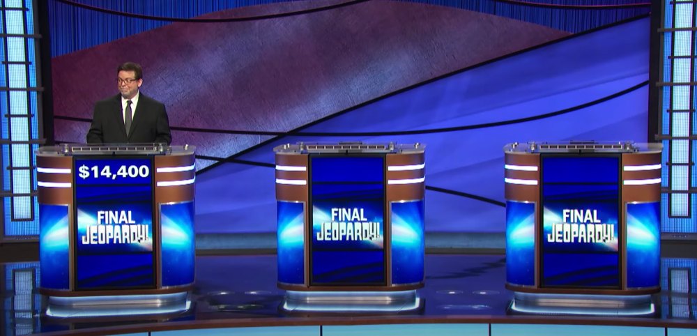 Jeopardy Ends With Only 1 Contestant Making It to the Final Round 1