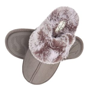 Jessica Simpson Women's Comfy Faux Fur House Slipper