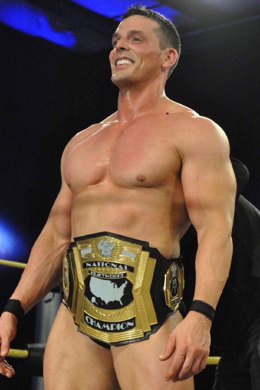 Jessie Godderz OVW National Heavyweight Champ Courtesy of Pamela Barnett - OVW Wrestling