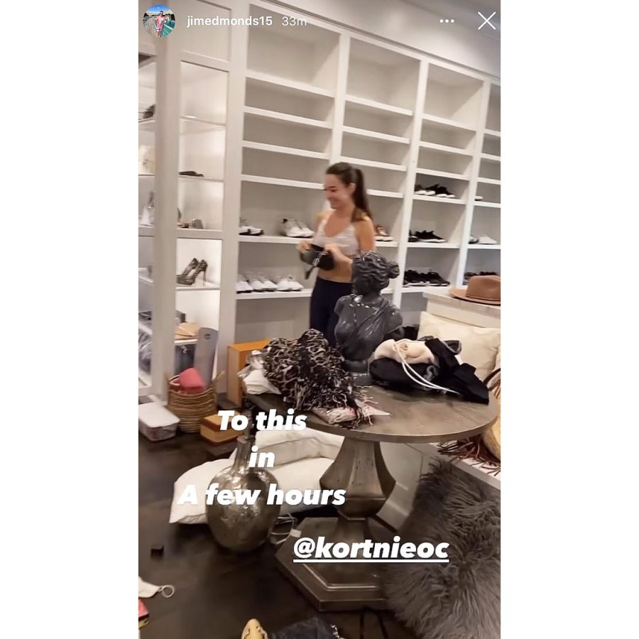 Jim Edmonds Girlfriend Kortnie OConnor Moves Her Clothes Into Closet Meghan King Designed Before Split