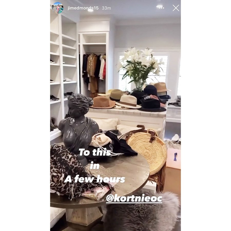 Jim Edmonds Girlfriend Kortnie OConnor Moves Her Clothes Into Closet Meghan King Designed Before Split