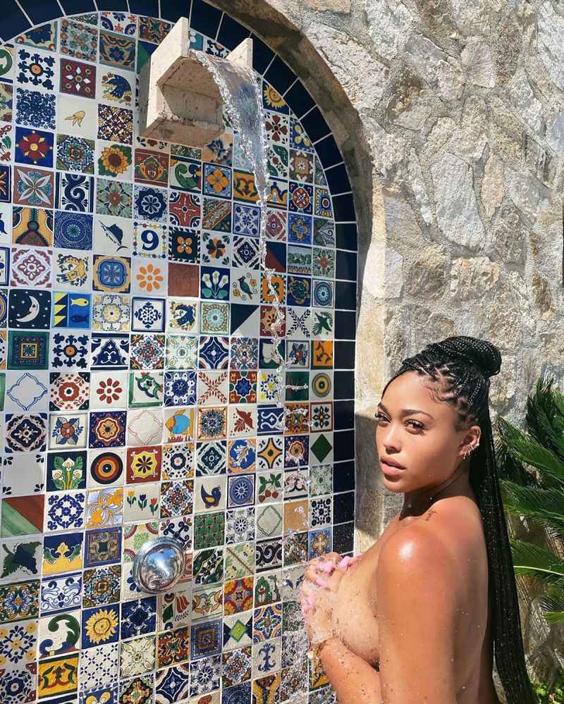 Jordyn Woods Shares Topless Pic From 'His View'