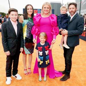Kelly Clarkson and Brandon Blackstock and Children at Ugly Dolls Premiere Kelly Clarkson Details How Her Kids Are Adjusting Amid Brandon Blackstock Divorce