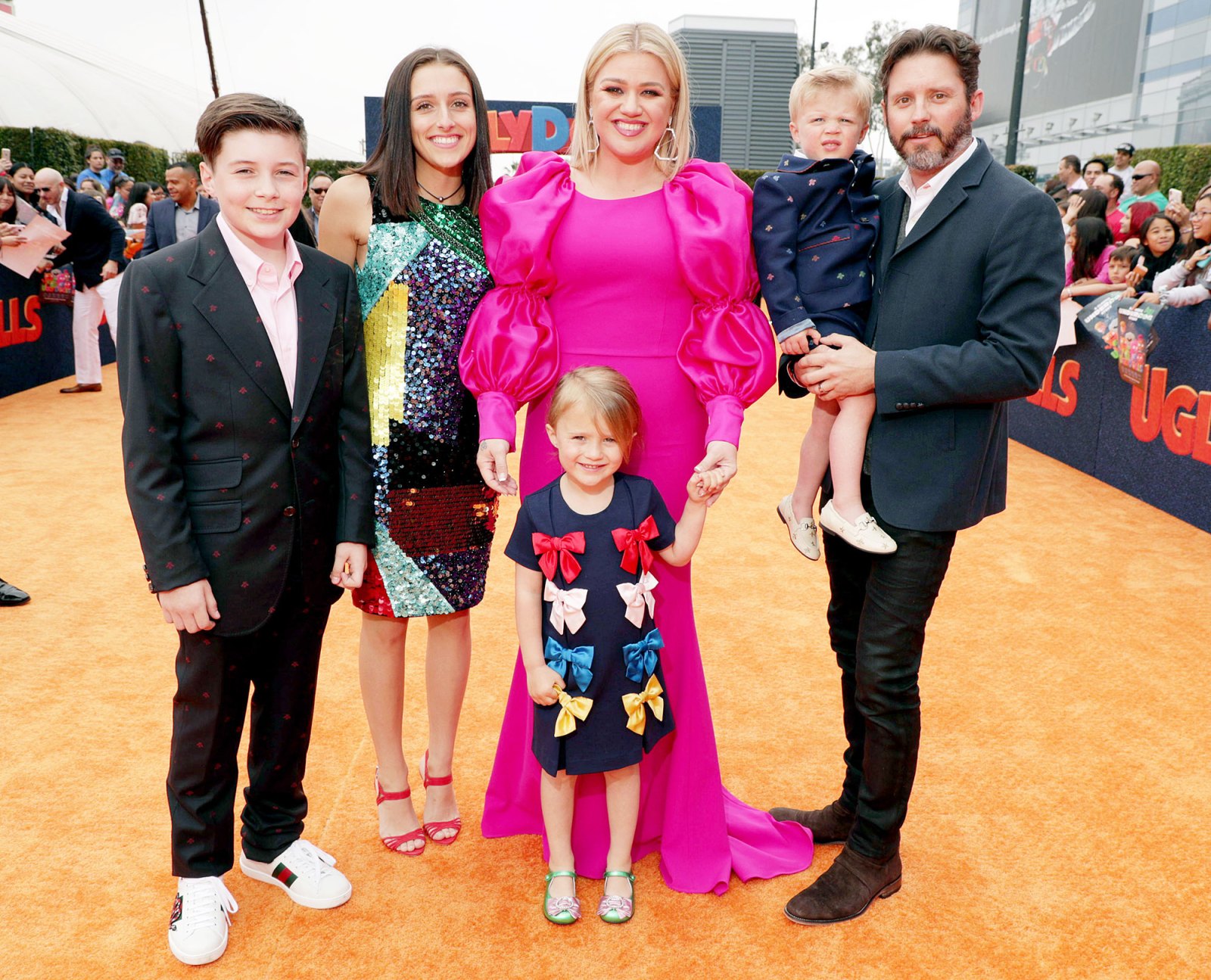 Kelly Clarkson and Brandon Blackstock and Children at Ugly Dolls Premiere Kelly Clarkson Details How Her Kids Are Adjusting Amid Brandon Blackstock Divorce