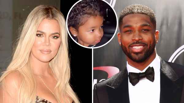 Khloe Kardashian and Tristan Thompson Take Daughter True to Halloween Event