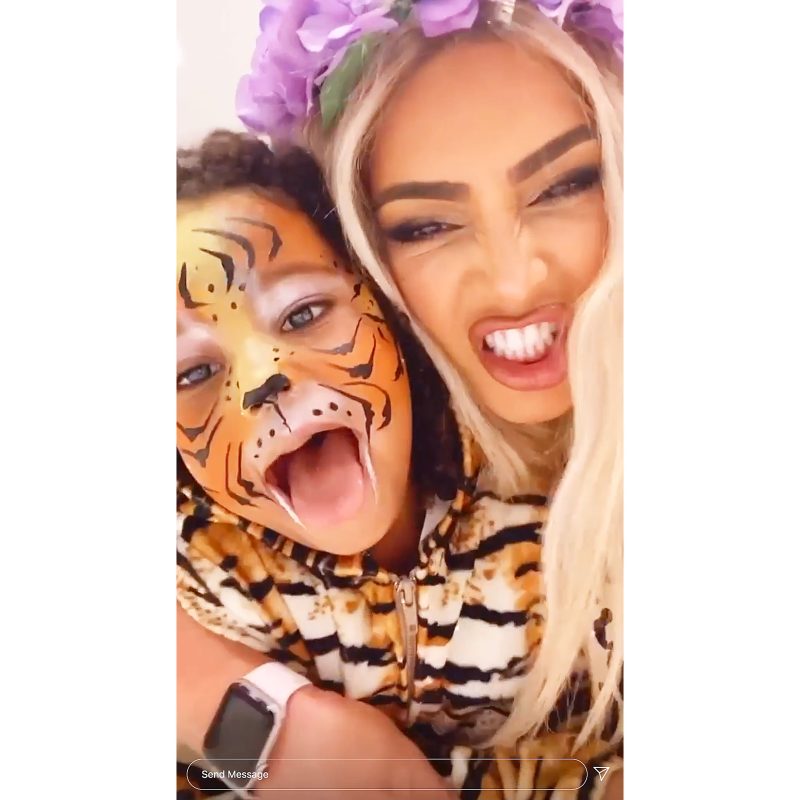 Kim Kardashian Rocks Tiger King Halloween Looks With Her Kids and Jonathan Cheban
