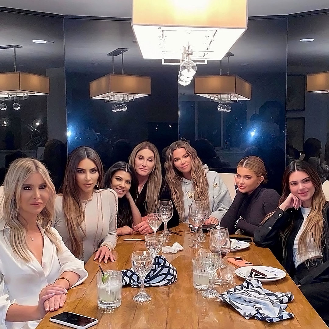 Kim Khloe Kourtney Kardashian Join Caitlyn Jenner Birthday Celebration