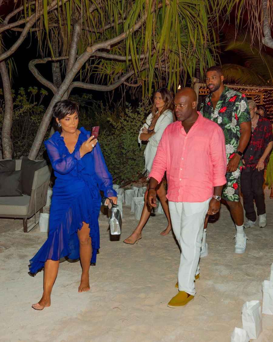 Kris Jenner Kim Kardashian 40th Birthday Party Private Island