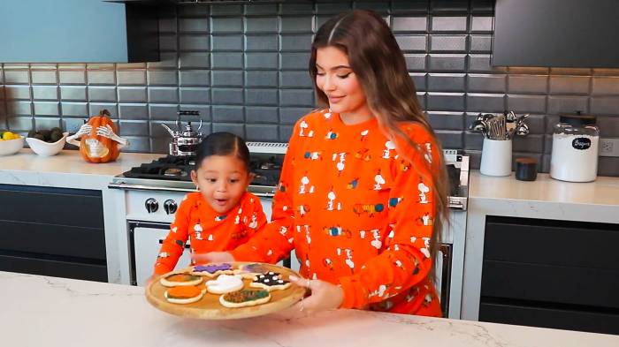 Kylie Jenner Bakes Cookies With Daughter Stormi and Reveals What They Are Going to Be for Halloween