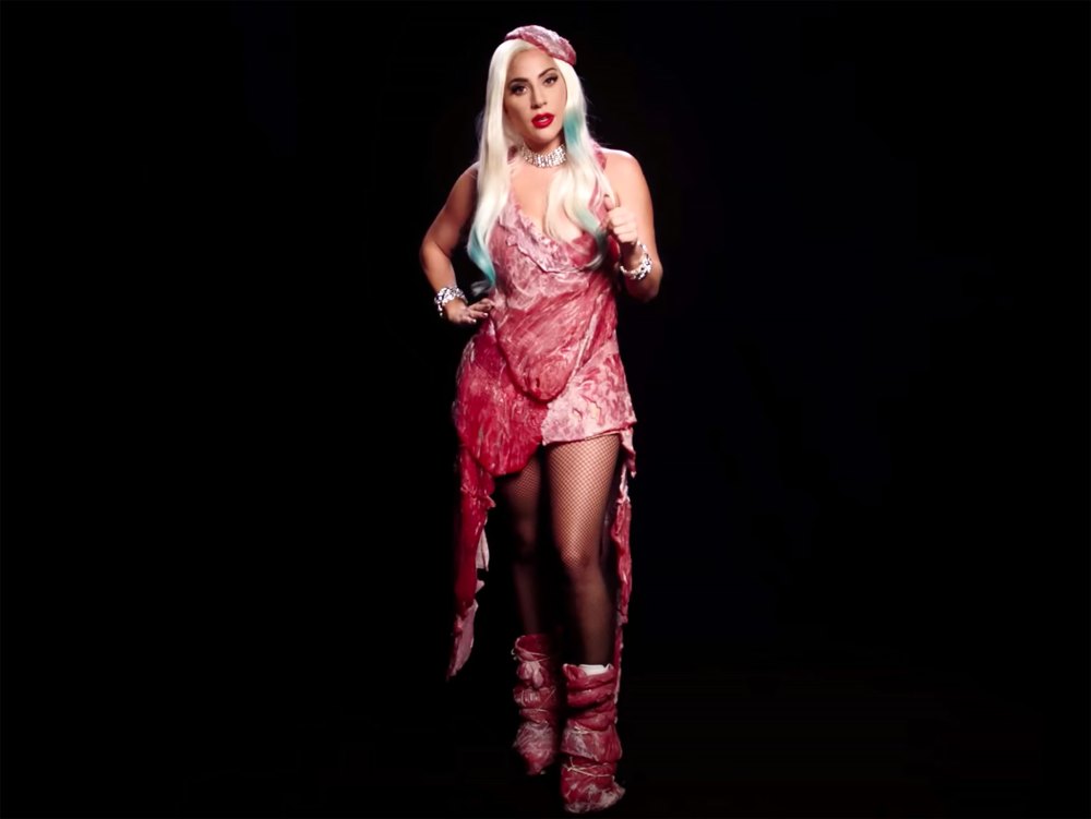 Lady Gaga Rewears Her Meat Dress and Other Iconic Looks