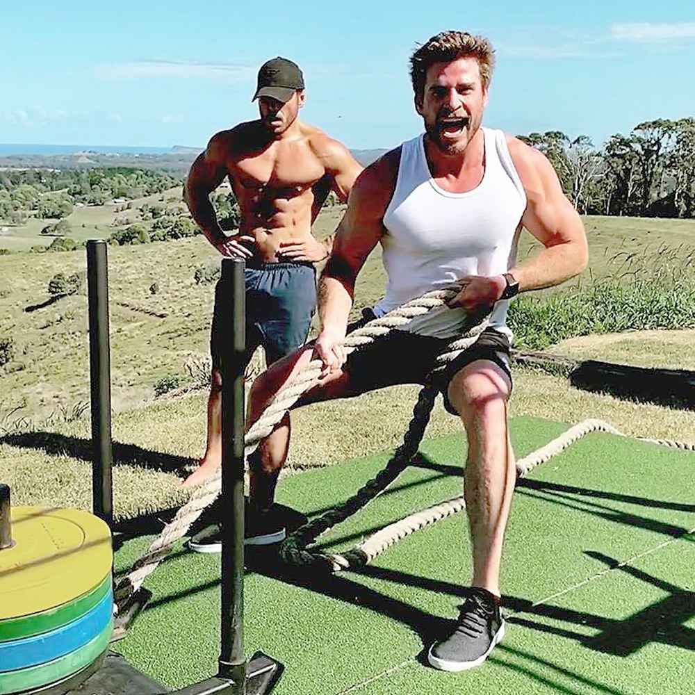 Liam Hemsworth Shows Off Toned Muscles Workout Methods
