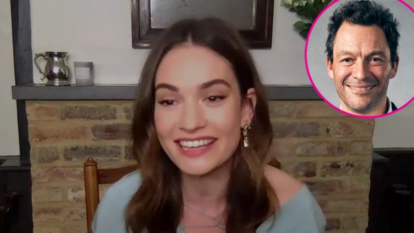 Lily James Makes First Appearance After Dominic West Photo Scandal p