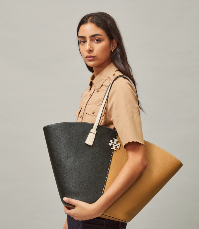 Tory Burch Leather Tote Is $200 Off — Get It Before It Sells Out