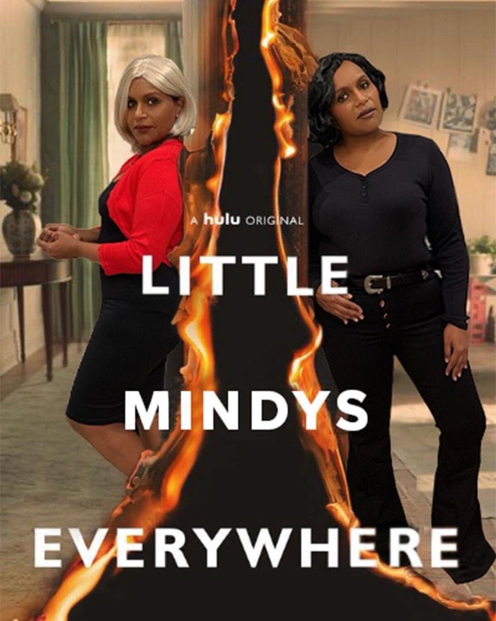 Mindy Kaling Dresses Up Halloween Little Fires Everywhere Characters