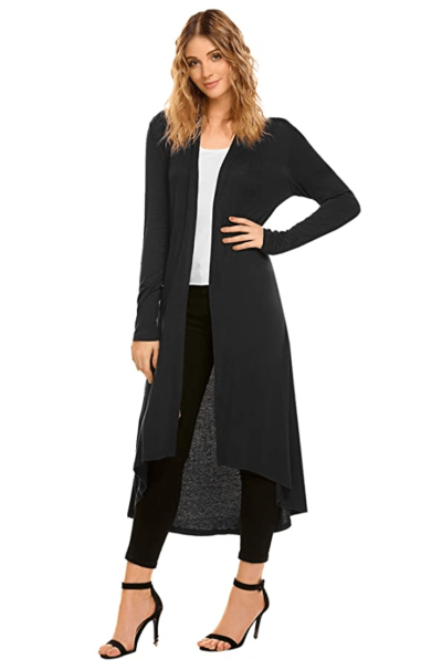 Pogtmm Stunning Long Duster Cardigan Goes With Any Fall Outfit | Us Weekly
