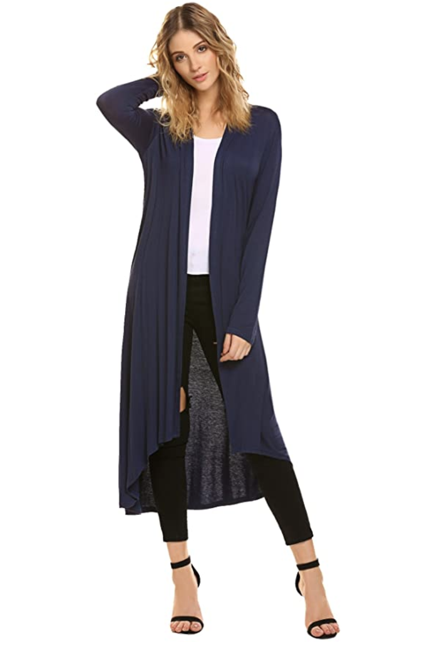 Pogtmm Stunning Long Duster Cardigan Goes With Any Fall Outfit | Us Weekly