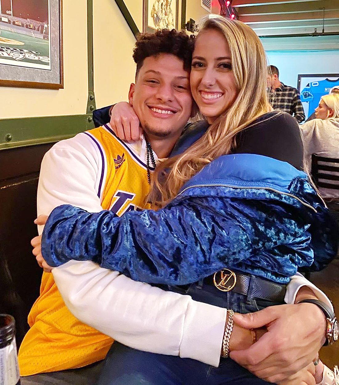 Patrick Mahomes' Fiancee Brittany Matthews Works Out With Baby: Video