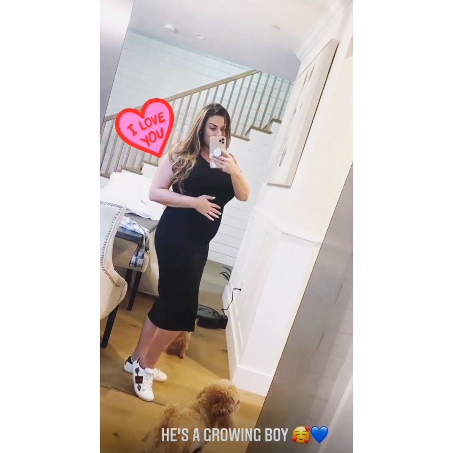 Pregnant Brittany Cartwright Baby Bump Is Growing I Love You Selfie