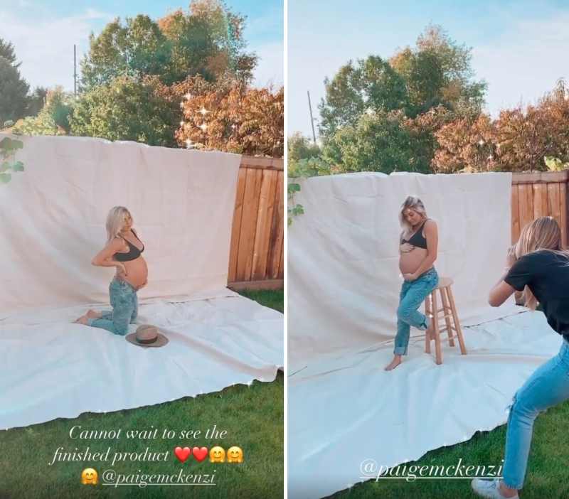 Pregnant Lindsay Arnold Shows Bare Baby Bump in Maternity Shoot